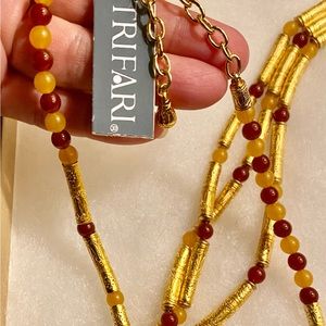 Trifari necklace and bracelet